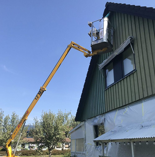 Måleriarbete utfört hemma hos kund